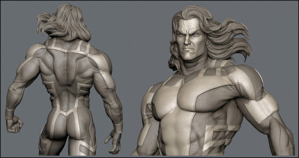 Archangel Xmen 3D Model Ready to Print