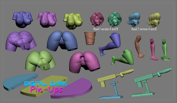 Aunt Cass NFSW 3D Figurine Ready to Print