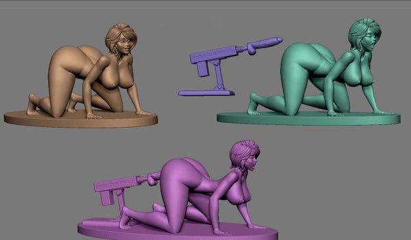 Aunt Cass NFSW 3D Figurine Ready to Print