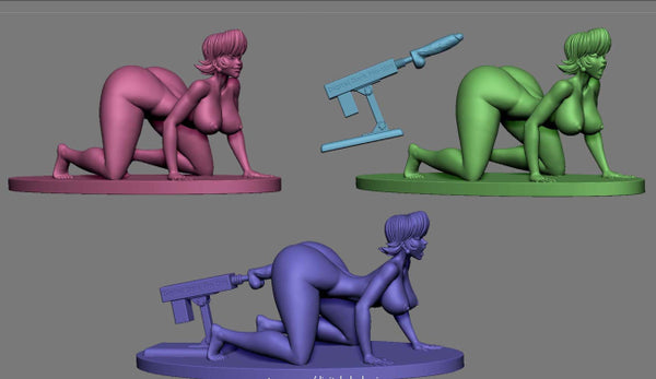 Aunt Cass NFSW 3D Figurine Ready to Print