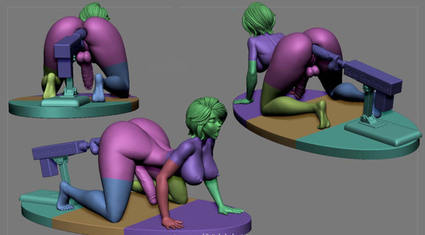 Aunt Cass NFSW 3D Figurine Ready to Print