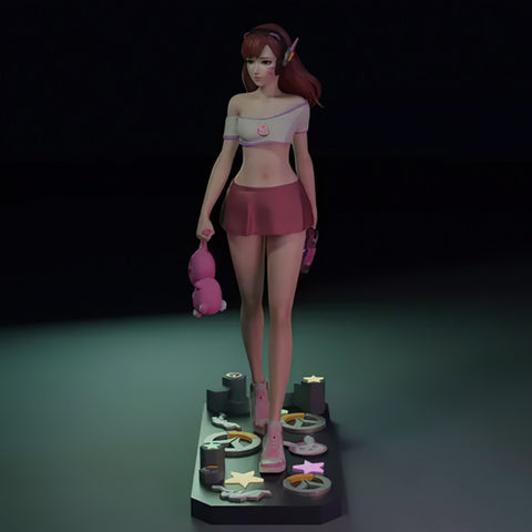 DVa Overwatch 3D Figures STL Ready to Print