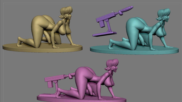 Aunt Cass NFSW 3D Figurine Ready to Print