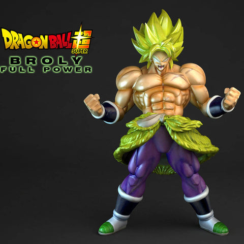 BROLY FULL POWER 3D Model Ready to Print
