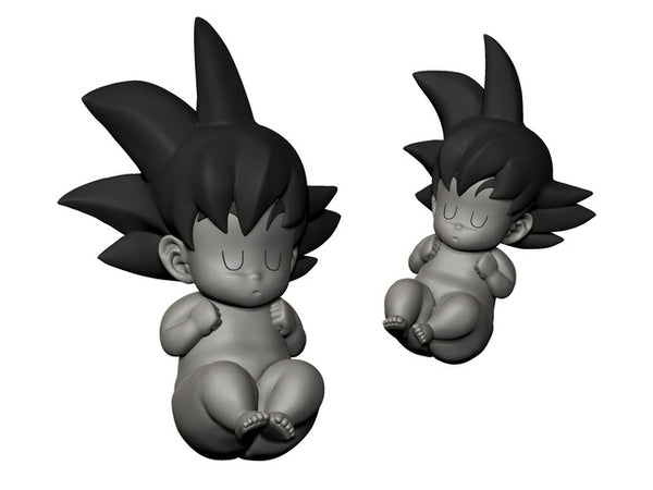 Baby Goku Figure 3D Model Ready to Print
