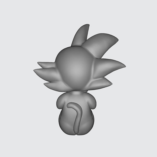 Baby Goku Figure 3D Model Ready to Print