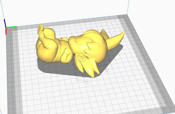Baby Goku Figure 3D Model Ready to Print