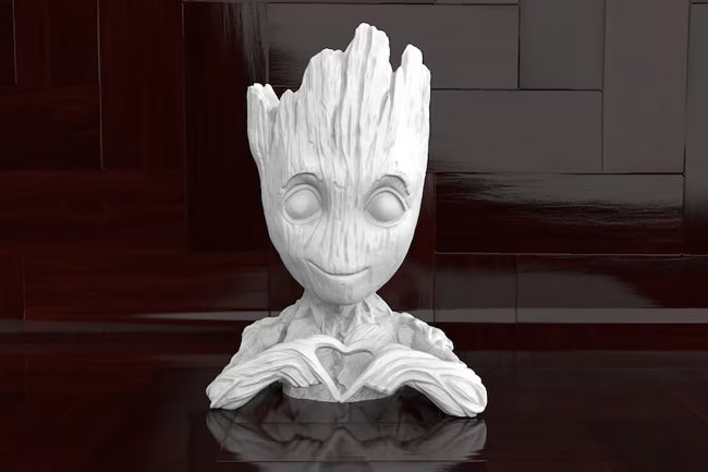 Baby Groot Heart 3D Model Ready to Print STL