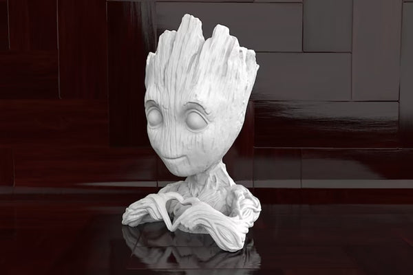 Baby Groot Heart 3D Model Ready to Print STL