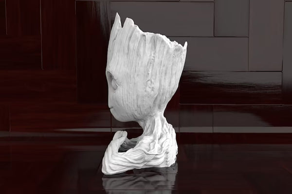 Baby Groot Heart 3D Model Ready to Print STL