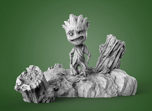 Baby Groot 3D Model Ready to Print STL