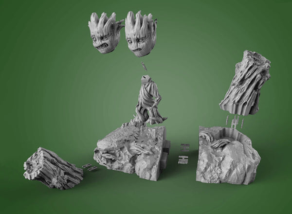 Baby Groot 3D Model Ready to Print STL