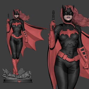 Bat Woman 3D Model Ready to Print