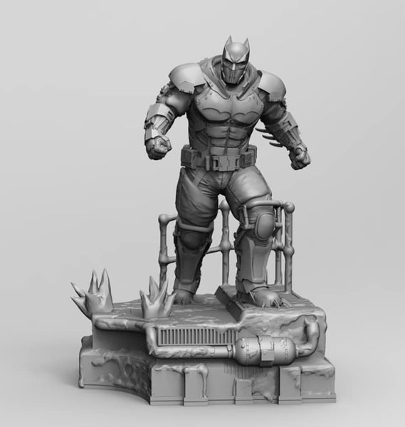 Batman  Arkham Origins XE Suit Statue 3D Model Ready to Print