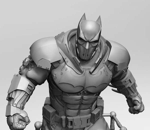 Batman  Arkham Origins XE Suit Statue 3D Model Ready to Print