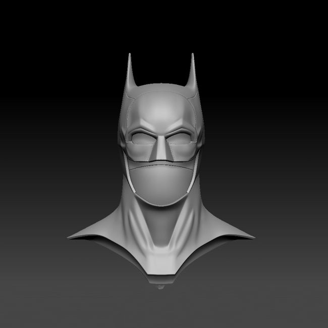 Batman 2021 Helmet Cowl 3D Model Printable