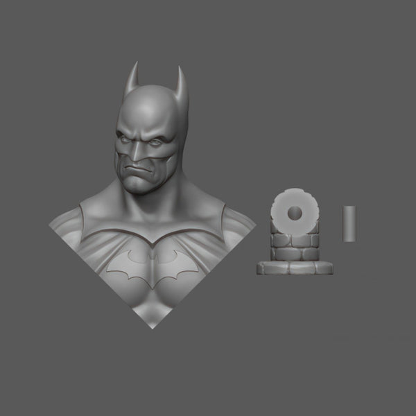 Batman Bust 3D Model Ready to Print