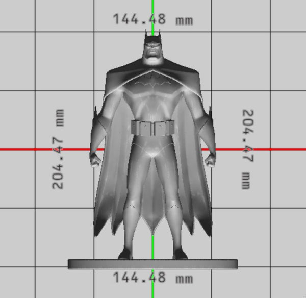 Batman Figure 3D Model Ready to Print