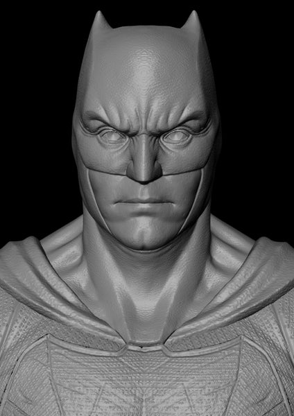 Batman Justice League Bust 3D Model Ready to Print