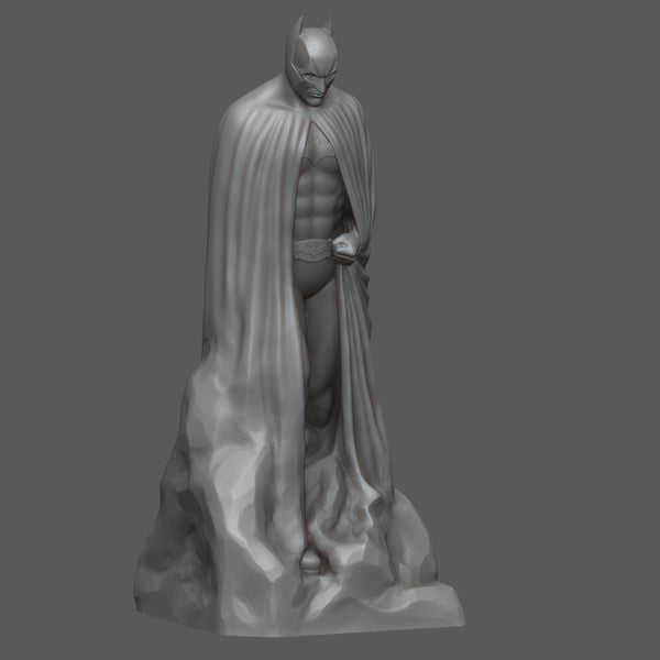 Batman Memorial Statue 3D Model Ready to Print