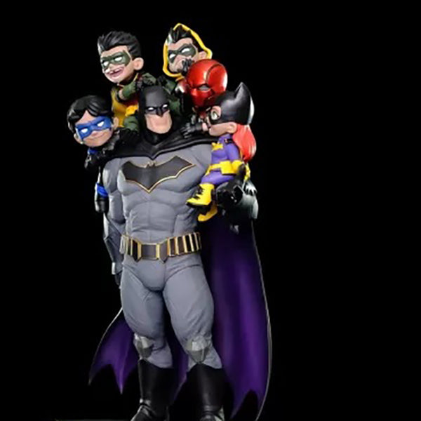 Batman and Kids Batman Family 3D Model Ready to Print