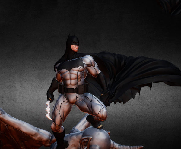 Batman on Devil 3D Model Ready to Print