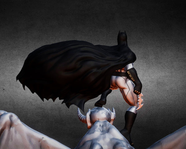Batman on Devil 3D Model Ready to Print
