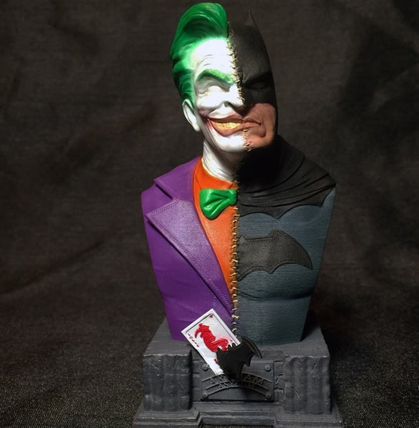 Batman vs Joker Bust 3D Model Ready to Print