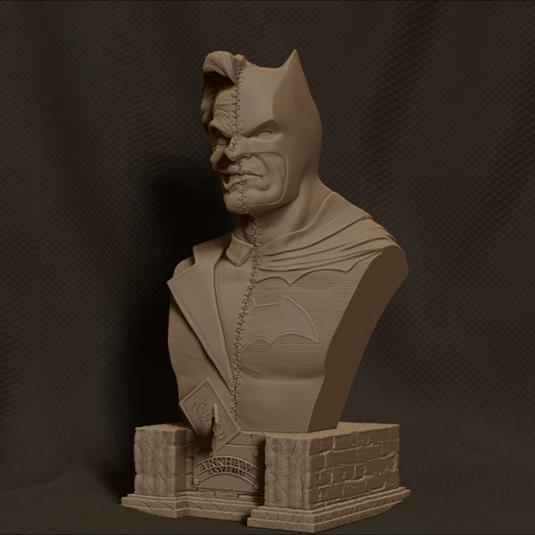 Batman vs Joker Bust 3D Model Ready to Print