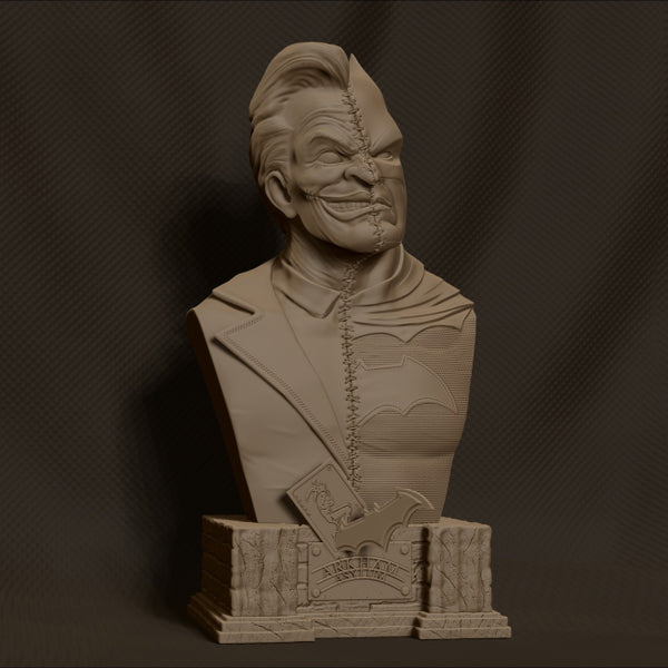 Batman vs Joker Bust 3D Model Ready to Print