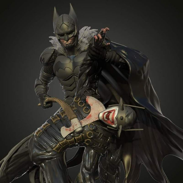 Batman vs Joker from DC Miniatures 3D Model Ready to Print