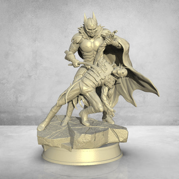 Batman vs Joker from DC Miniatures 3D Model Ready to Print