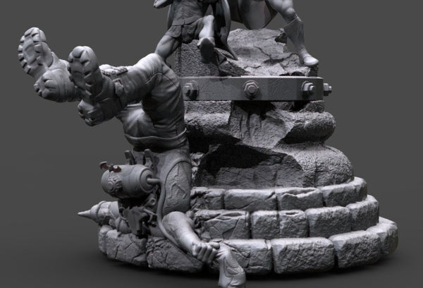 Batman y Robin Miniatures 3D Model Ready to Print