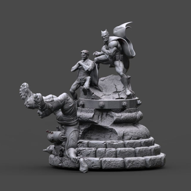 Batman y Robin Miniatures 3D Model Ready to Print