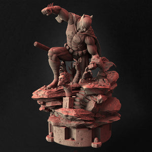 Battman Diorama from DC 3D Model Ready to Print