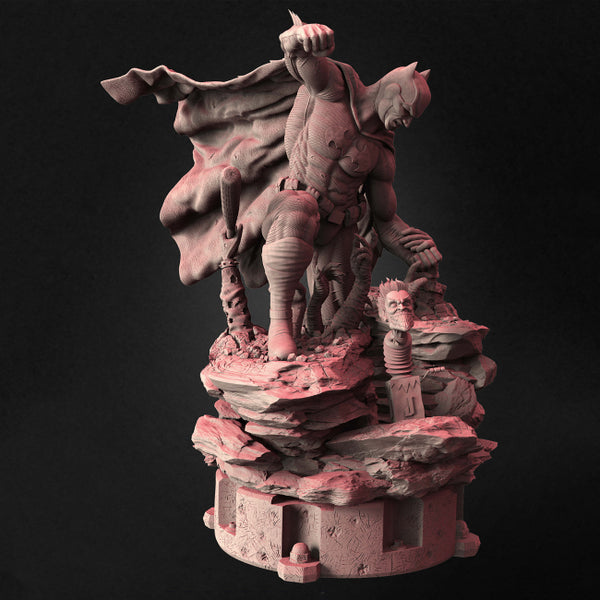 Battman Diorama from DC 3D Model Ready to Print