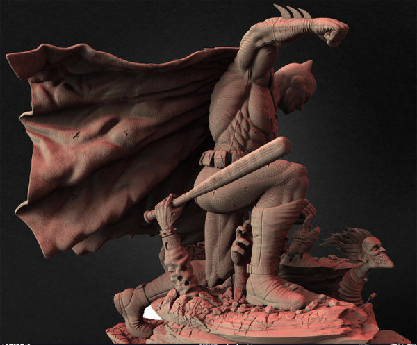 Battman Diorama from DC 3D Model Ready to Print