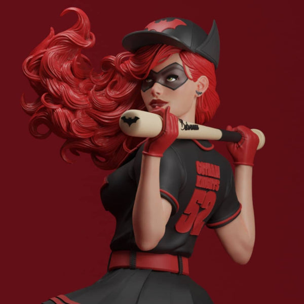 Batwoman Statue 3D Model Ready to Print