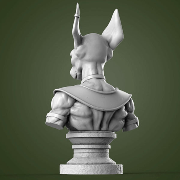 Beerus Bust Figurine 3D Model Ready to Print