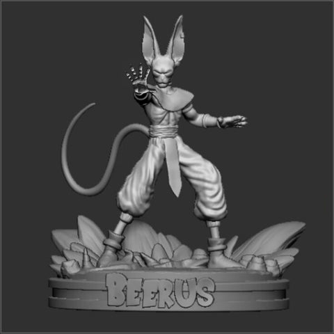 Beerus Dragon Ball Z 3D Model Ready to Print