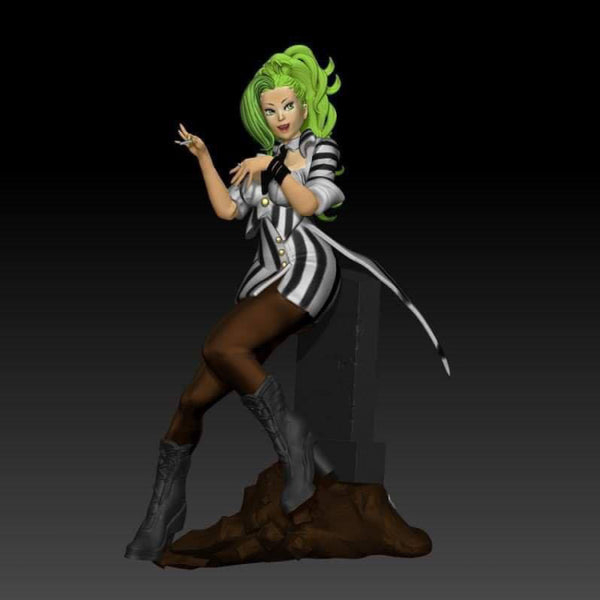 Beetlejuice Girl 3D Model Ready to Print