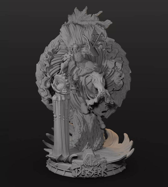 Berserk Skull Knight 3D Model Ready to Print