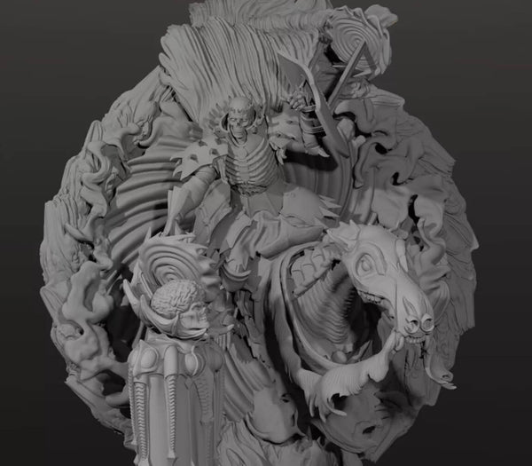 Berserk Skull Knight 3D Model Ready to Print
