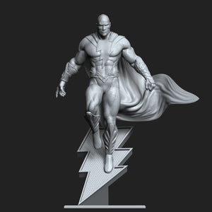 Black Adam Figure 3D Model Ready to Print