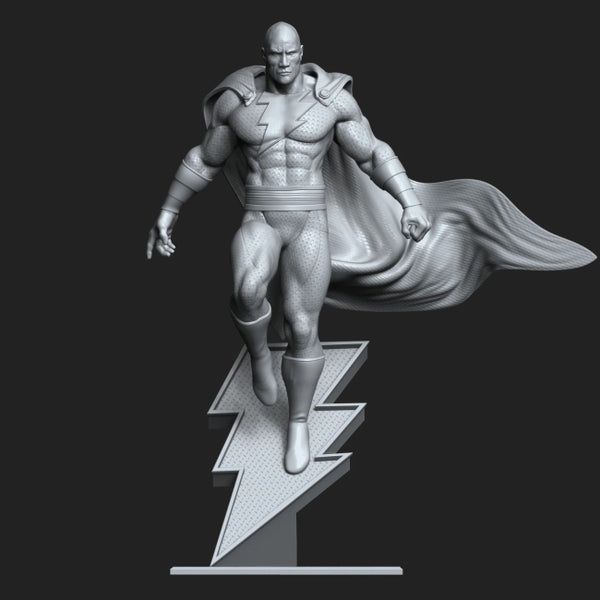 Black Adam Figure 3D Model Ready to Print