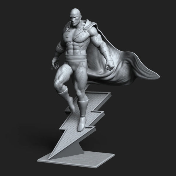 Black Adam Figure 3D Model Ready to Print