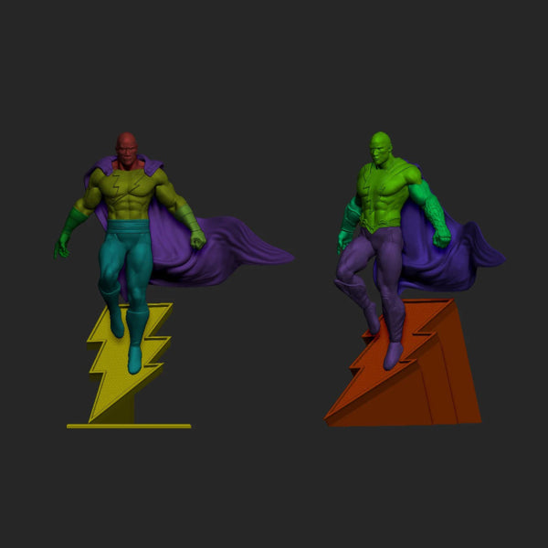 Black Adam Figure 3D Model Ready to Print