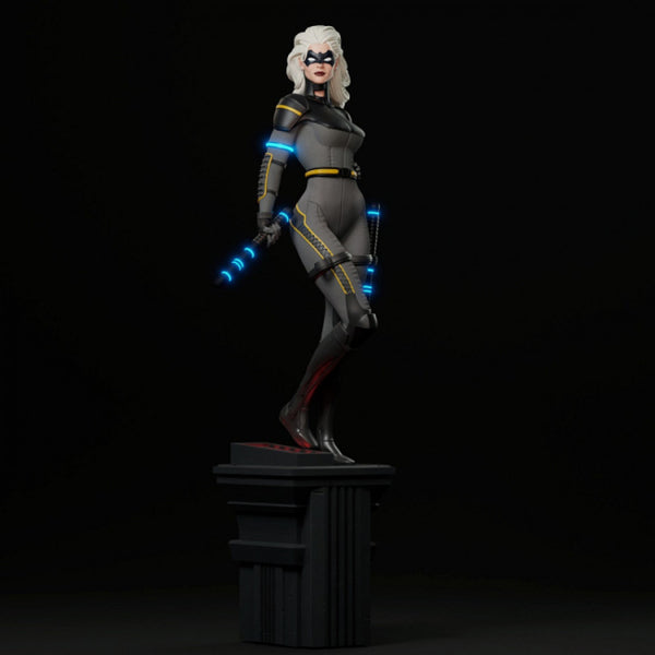 Black Canary 3D Model Ready to Print