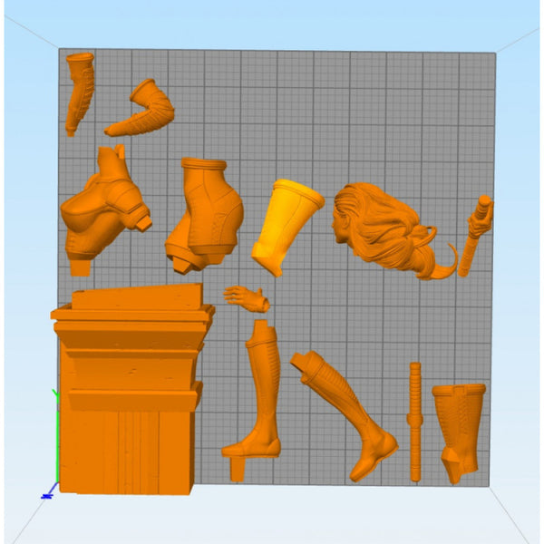 Black Canary 3D Model Ready to Print