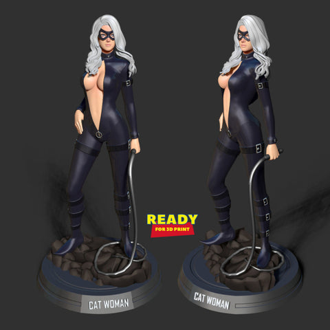 Black Cat Fanart 3D Model Ready to Print